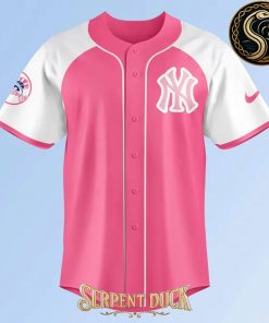New York Yankees 2025 Pink Shirt Day Custom Baseball Jersey