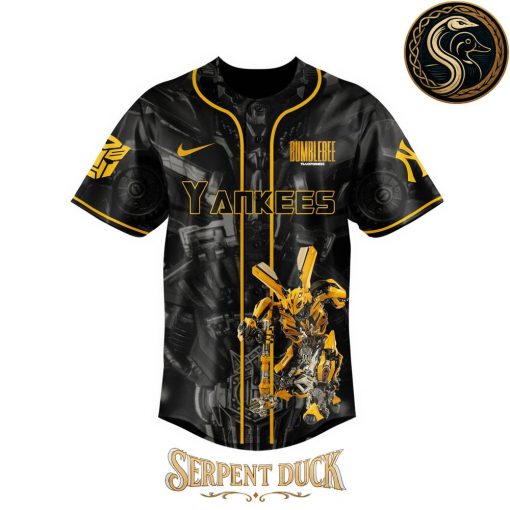 New York Yankees Bumblebee Baseball Jersey