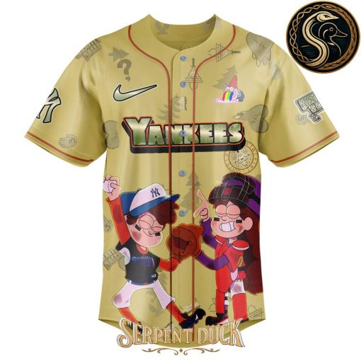 New York Yankees Gravity Falls Baseball Jersey