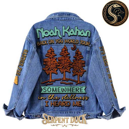 Noah Kahan Back On Your World Tour Denim Jacket
