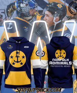 Norfolk Admirals 2025 ECHL Kelly Cup Playoffs Hoodie