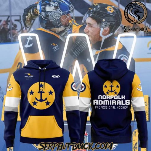 Norfolk Admirals 2025 ECHL Kelly Cup Playoffs Hoodie