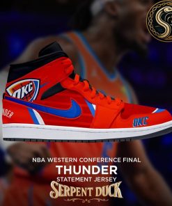 Oklahoma City Thunder NBA Western Conference Final Statement Jersey Air Jordan 1 Sneaker