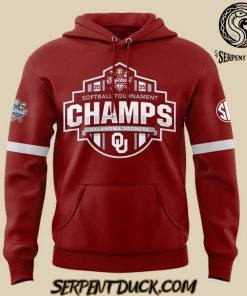Oklahoma Sooners 2025 SEC Softball Conference Tournament Champions Hoodie