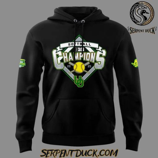 Oregon Ducks Softball Big Ten Softball Regular Season Champions Hoodie