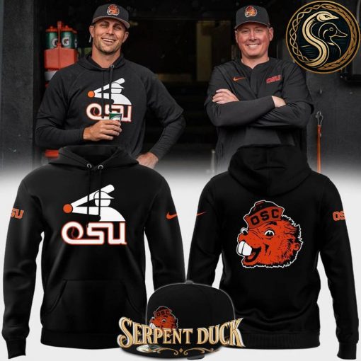 Oregon State Beavers Special OSU Baseball Old Logo Hoodie
