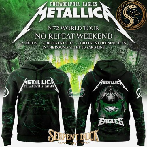Philadelphia Eagles x Metallica Hoodie