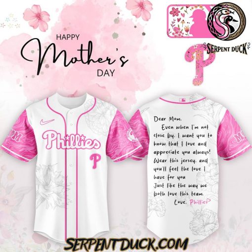Philadelphia Phillies MLB x Happy Mother’s Day Baseball Jersey
