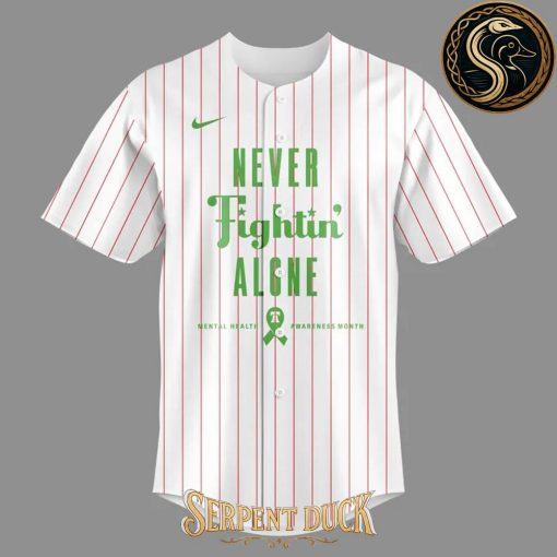 Philadelphia Phillies Mental Health Awareness Month Baseball Jersey