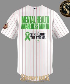 Philadelphia Phillies Mental Health Awareness Month Baseball Jersey