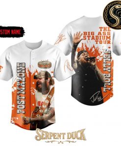 Post Malone x Jelly Roll The Big Ass Stadium Tour Baseball Jersey