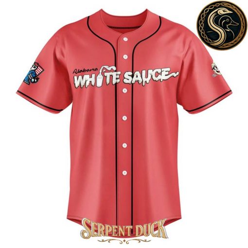 Rocket City Trash Pandas 2025 Alabama White Sauce Baseball Jersey