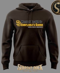 San Diego Padres Mental Health Is Everyone’s Game Hoodie