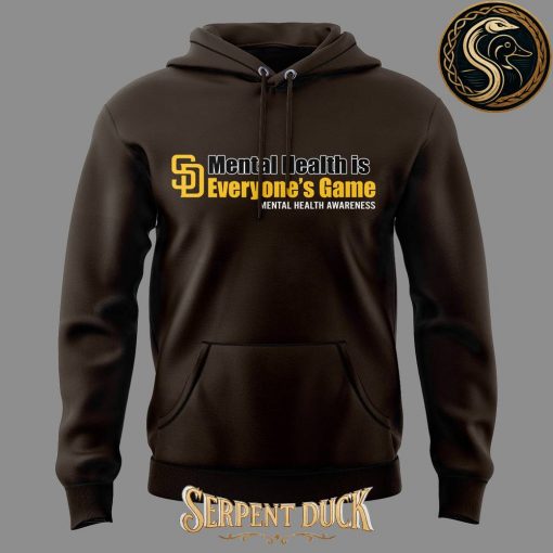 San Diego Padres Mental Health Is Everyone’s Game Hoodie