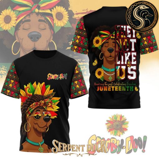 Scooby-Doo They Not Like Us Juneteenth Tee