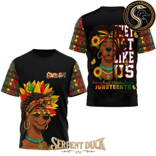 Scooby-Doo They Not Like Us Juneteenth Tee
