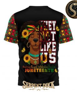 ScoobyDoo They Not Like Us Juneteenth Tee