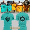 Tampa Bay Buccaneers Football 50th Seasons Logo Black T-Shirt