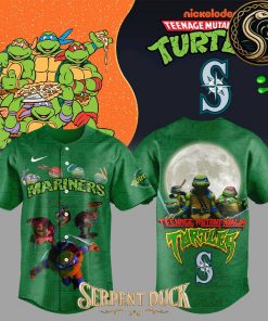 Seattle Mariners Teenage Mutant Ninja Turtles Baseball Jersey