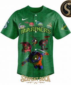 Seattle Mariners Teenage Mutant Ninja Turtles Baseball Jersey