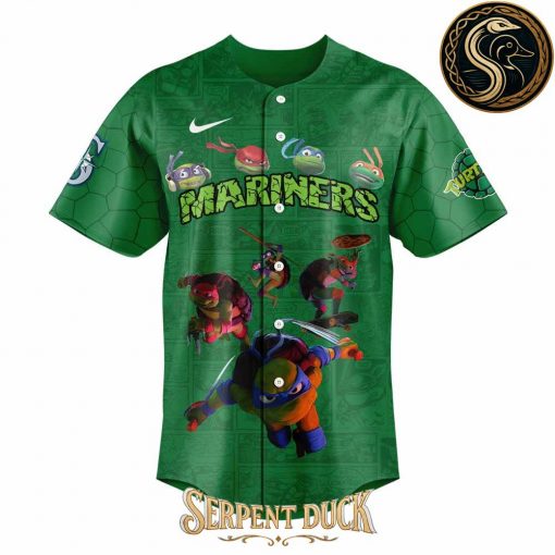Seattle Mariners Teenage Mutant Ninja Turtles Baseball Jersey