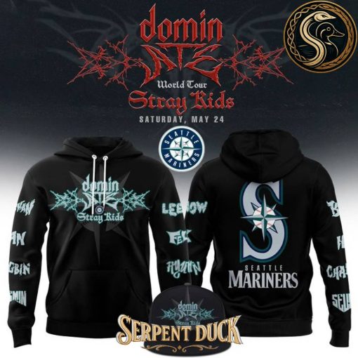 Seattle Mariners x Stray Kids 2025 Tour Hoodie