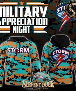 Sioux Falls Storm Military Nights Hoodie