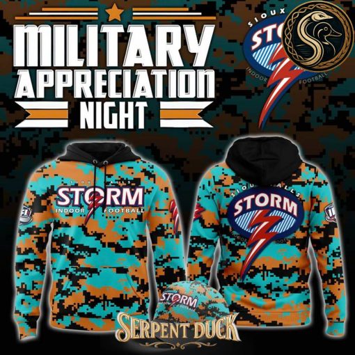 Sioux Falls Storm Military Nights Hoodie