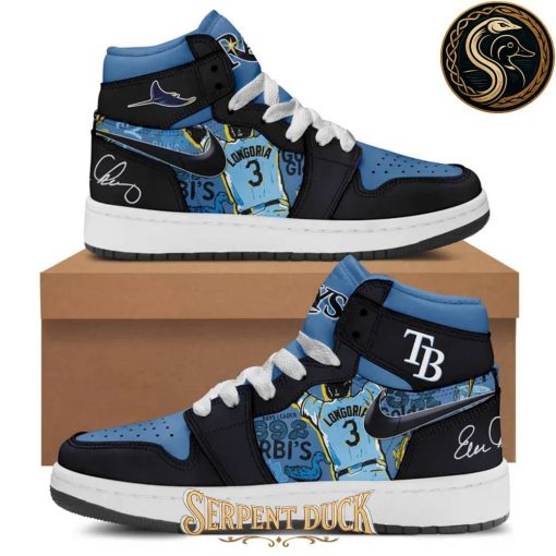 Tampa Bay Rays Evan Longoria Thank You For The Memories Signatures Air Jordan 1 Sneaker