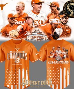 Texas Longhorns Baseball Tourament Champions Jersey