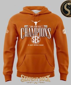 Texas Longhorns Sec Regular Season Title Hoodie