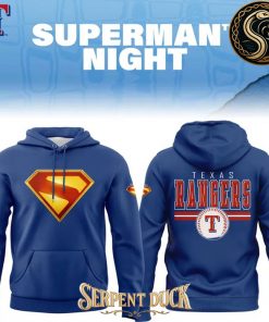 Texas Rangers x Superman Night Hoodie