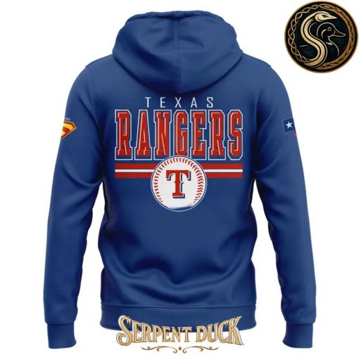 Texas Rangers x Superman Night Hoodie