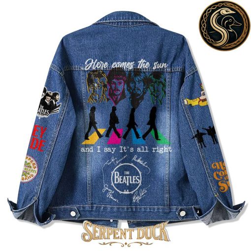 The Beatles Here Comes The Sun And I Say It’s All Right Denim Jacket