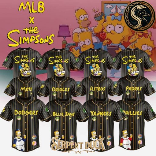 The Simpsons x All Team MLB 2025 Limited Jersey
