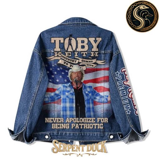 Toby Keith Never Apologize For Being Patriotic Jacket