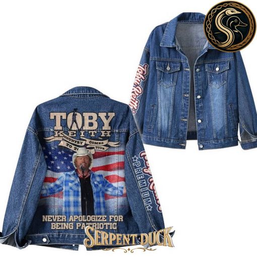 Toby Keith Never Apologize For Being Patriotic Jacket