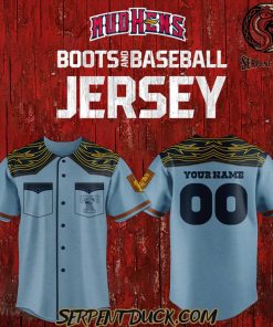 Toledo Mud Hen Boots & Baseball Weekend Baseball Jersey