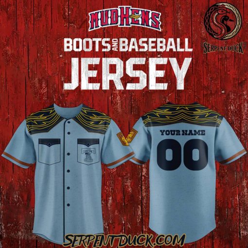 Toledo Mud Hen Boots & Baseball Weekend Baseball Jersey