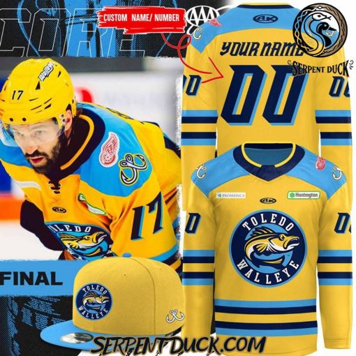 Toledo Walleye ECHL Kelly Cup Playoffs Division Finals Hockey Jersey
