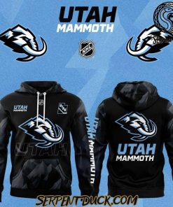 Utah Mammoth NHL Team Black Hoodie