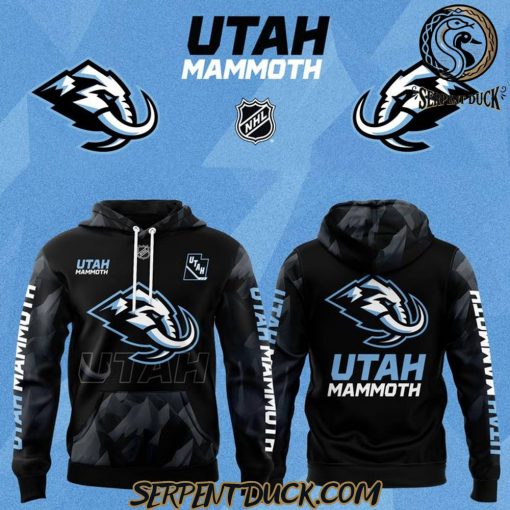 Utah Mammoth NHL Team Black Hoodie