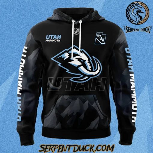 Utah Mammoth NHL Team Black Hoodie