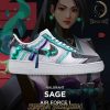 Valorant Reyna Air Force 1 Sneaker