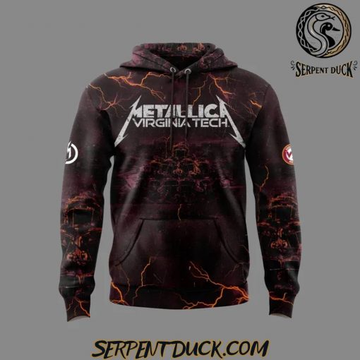 Virginia Tech Hokies Football x Metallica Hoodie