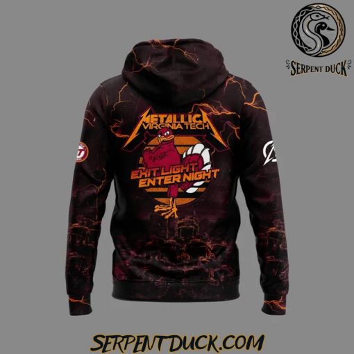 Virginia Tech Hokies Football x Metallica Hoodie
