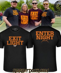 Virginia Tech Hokies Metallica Retro “EXIT LIGHT,ENTER NIGHT” Tee