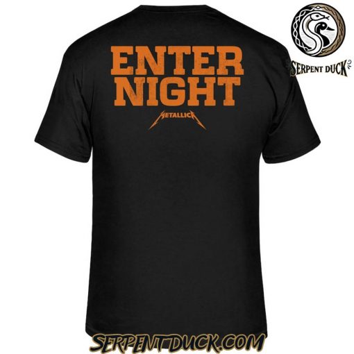 Virginia Tech Hokies Metallica Retro “EXIT LIGHT,ENTER NIGHT” Tee