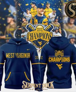 West Virginia Mountaineers Baseball BIG 12 Regular Season Champions Hoodie