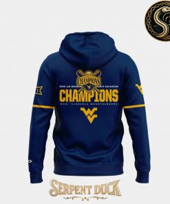 West Virginia Mountaineers Baseball BIG 12 Regular Season Champions Hoodie